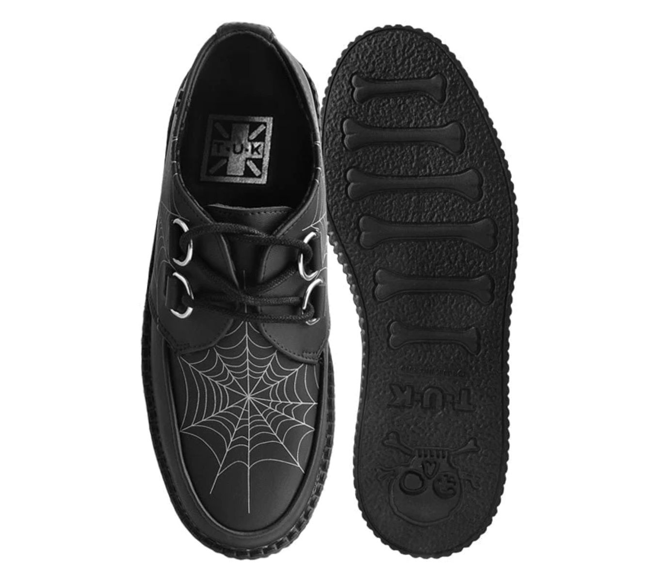 T.U.K Black Spider Web Oxfords T.U.K. Spider Web Mary Jane main image 2