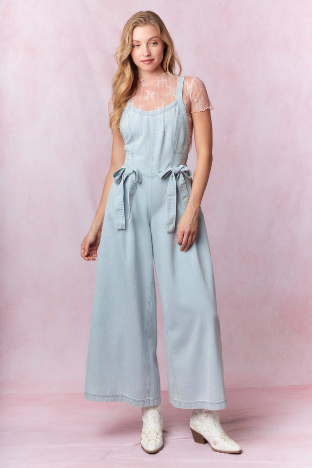 【Anyone more】[A/M] Coty Vintage Denim One Piece lg