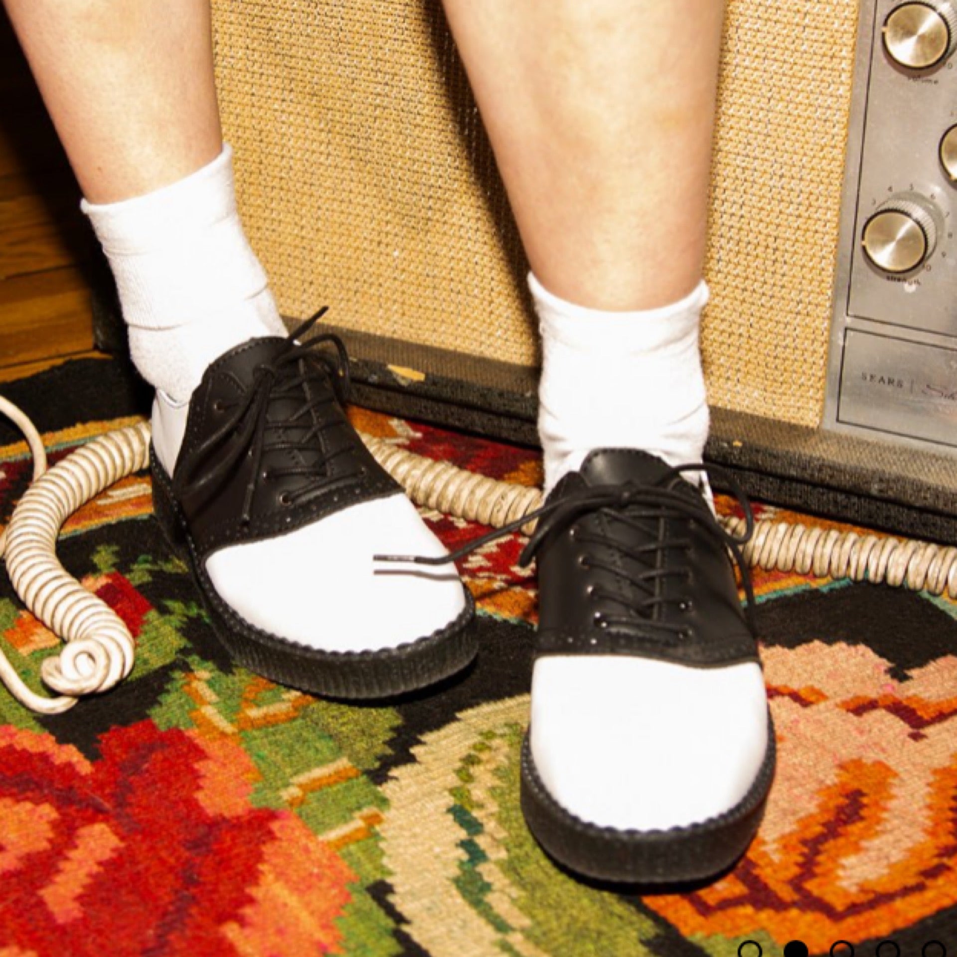 Platform Saddle Pink And White Saddle Oxfords Chocolaticas® Saddle