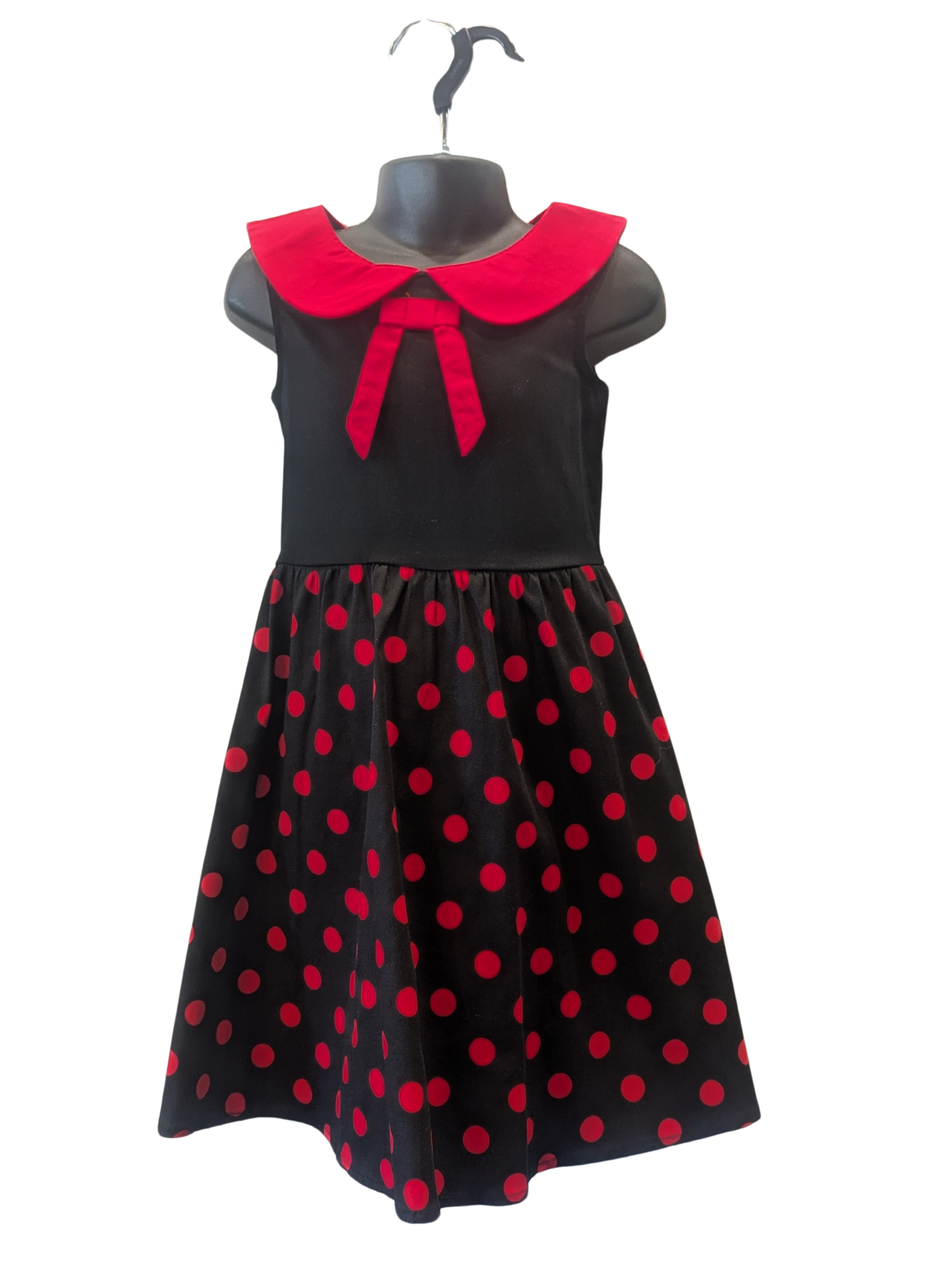 Pleated Polka Dot Mini Dress Black/Cream Nancy Yang | Retro Betty Pleated Polka Dot Mini Dress Black/Cream Nancy Yang | Retro Betty