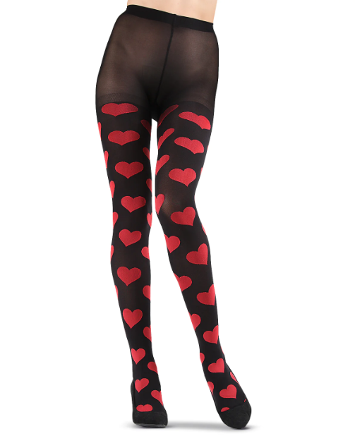 MeMoi Dot Flocked Sheer Tights - Black – Queen of Hearts and