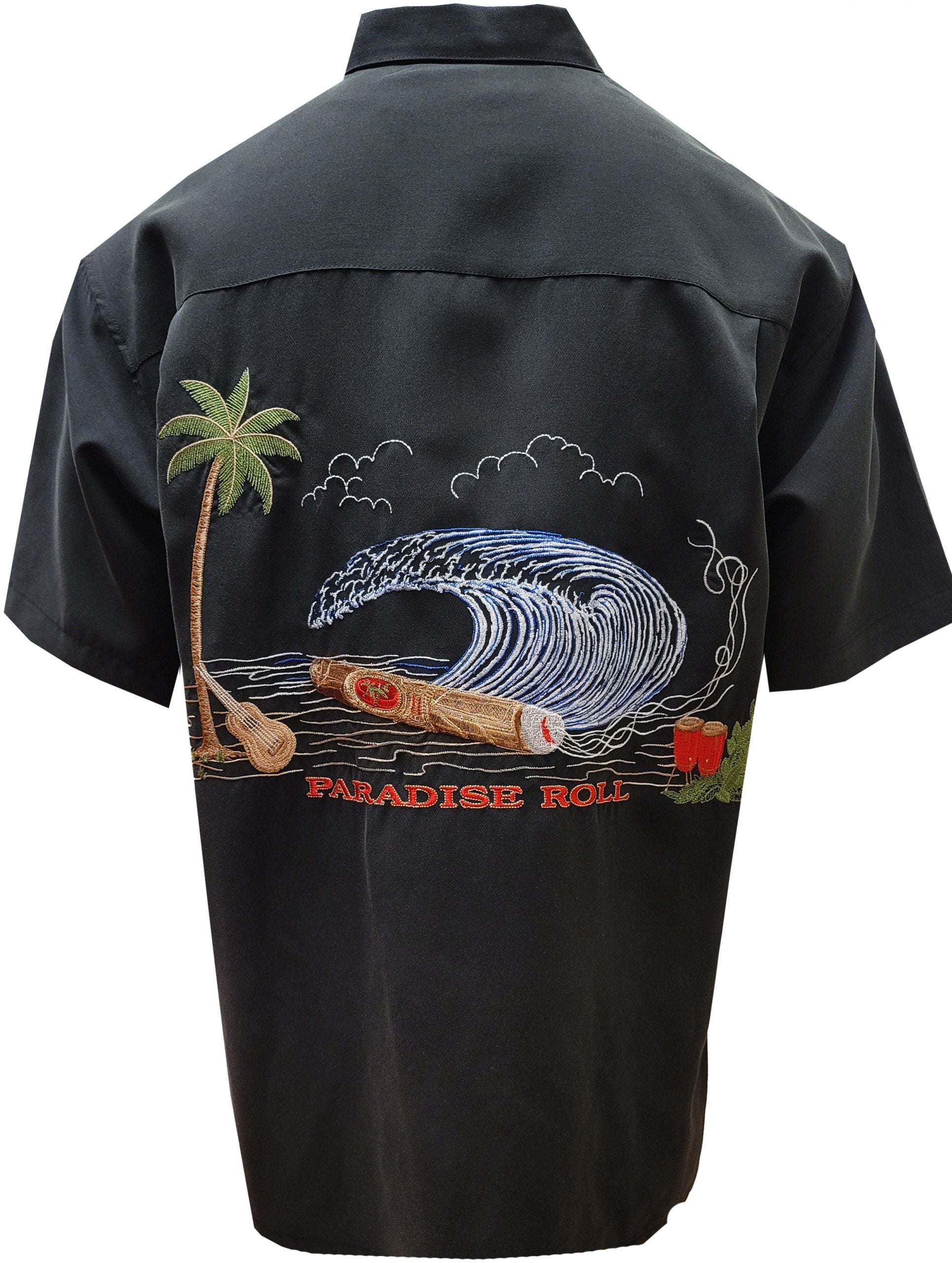 Bamboo Cay Paradise Roll Back Men's Shirt